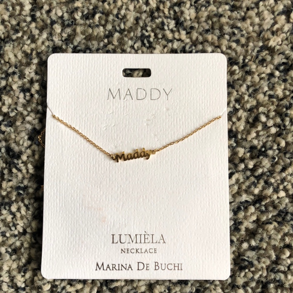 Maddy gold necklace
